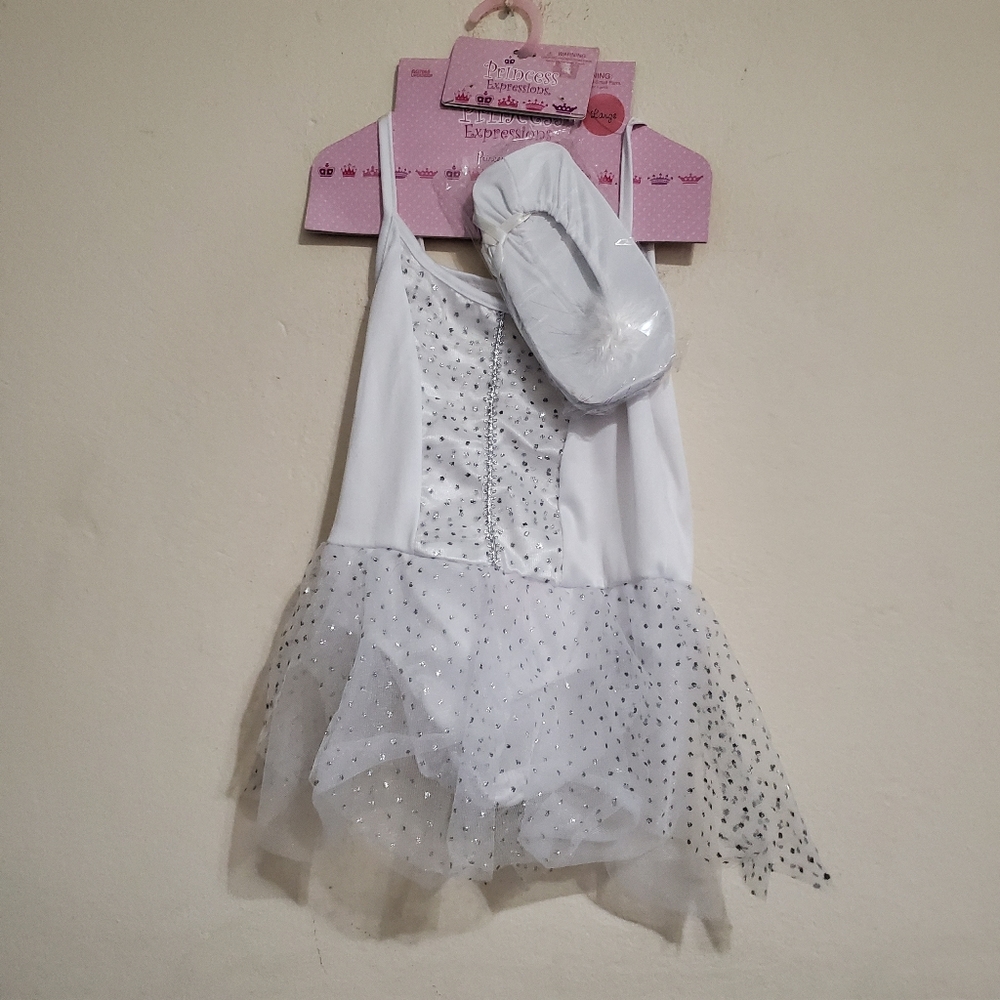 Princess Expressions Leotard White tulle skirt